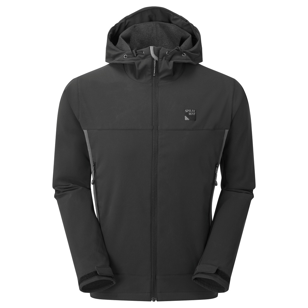 Sprayway Zennor Softshell Jacket Mens - Black / Asphalt