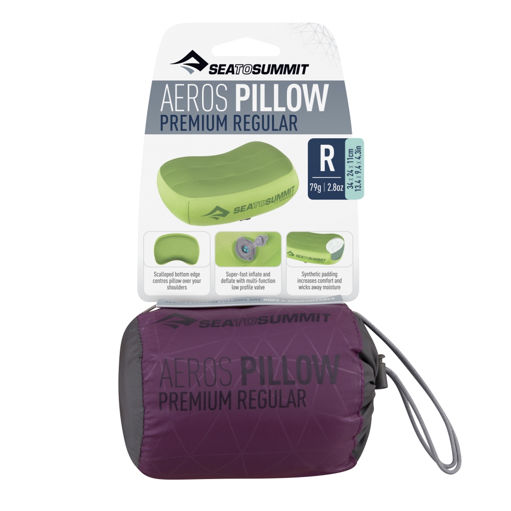 Sea to Summit Aeros Premium Pillow Regular Magenta
