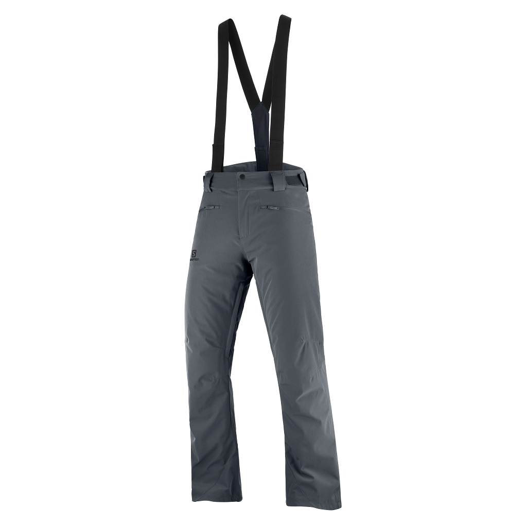 Salomon Edge Ski Pants Mens Ebony - Regular Leg Length