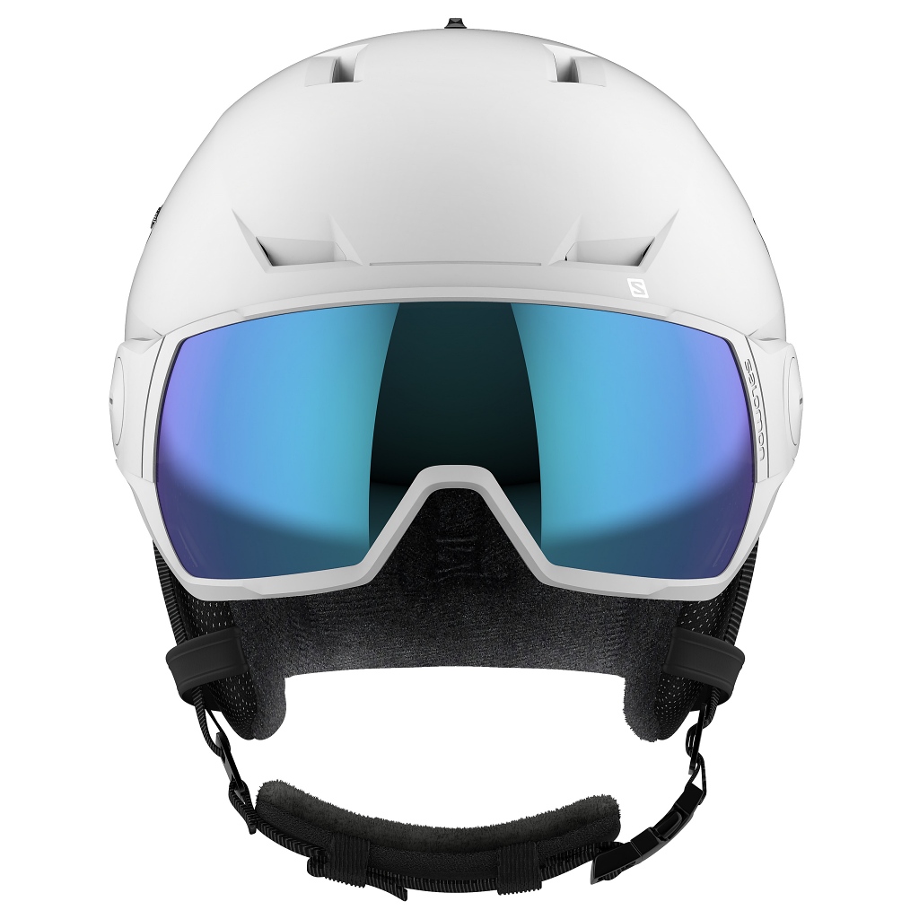 Salomon Icon LT Visor Womens - White / Uni Mid Blue