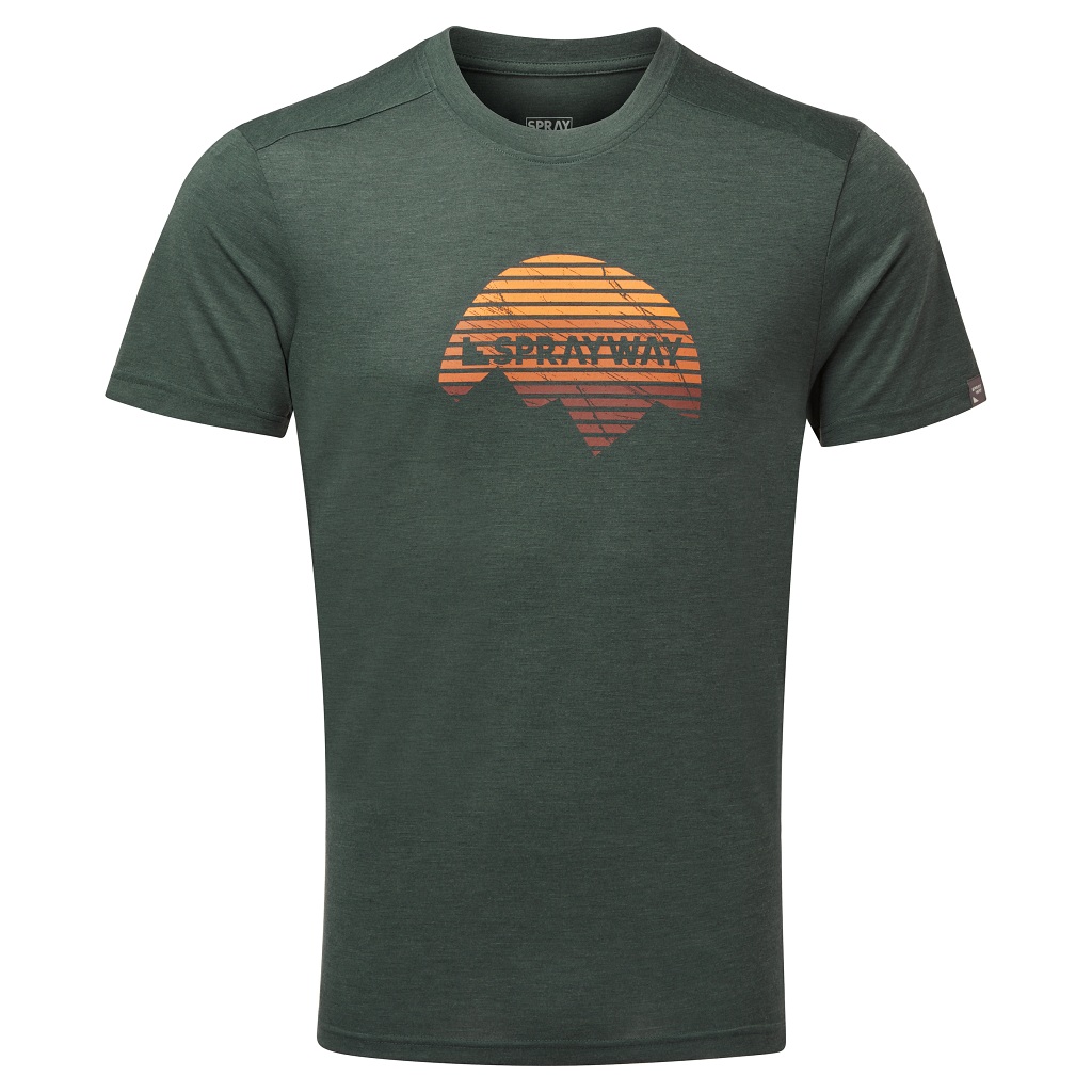 Sprayway Alpenglow Tee Mens - Dark Spruce