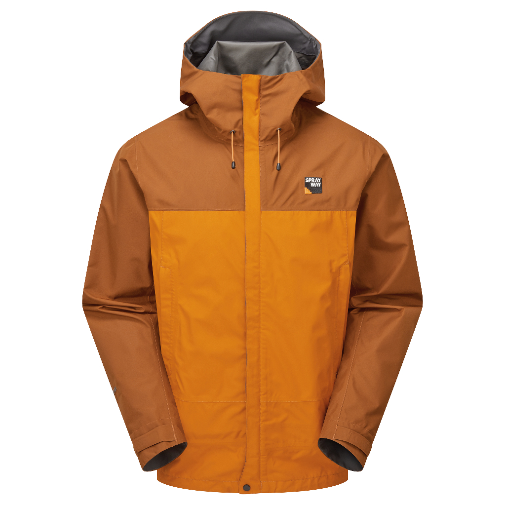 Sprayway Cape Wrath Jacket Mens - Squash / Cinnamon