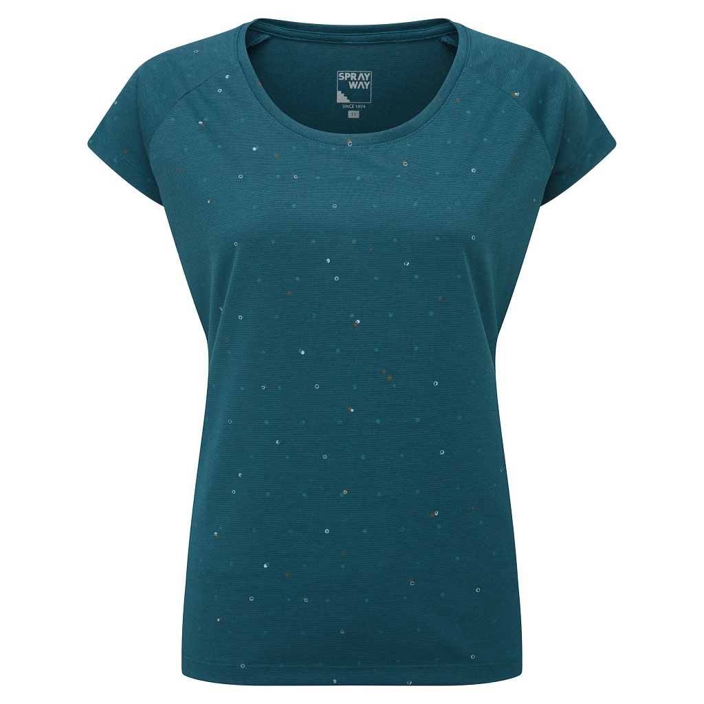 Sprayway Dot Tee Womens - Marine Blue