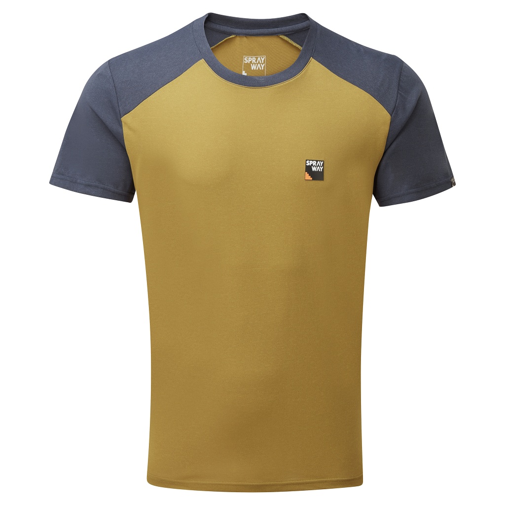 Sprayway Logo Tee Mens - Tobacco / Light Blazer