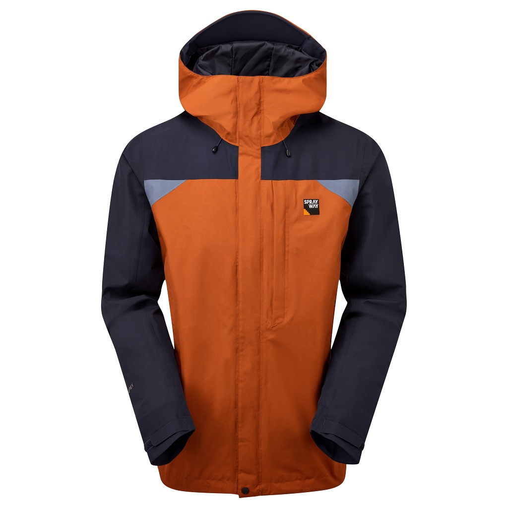 Sprayway Reaction Long GTX Jacket Mens - R Ginger / Blazer / Bering Sea