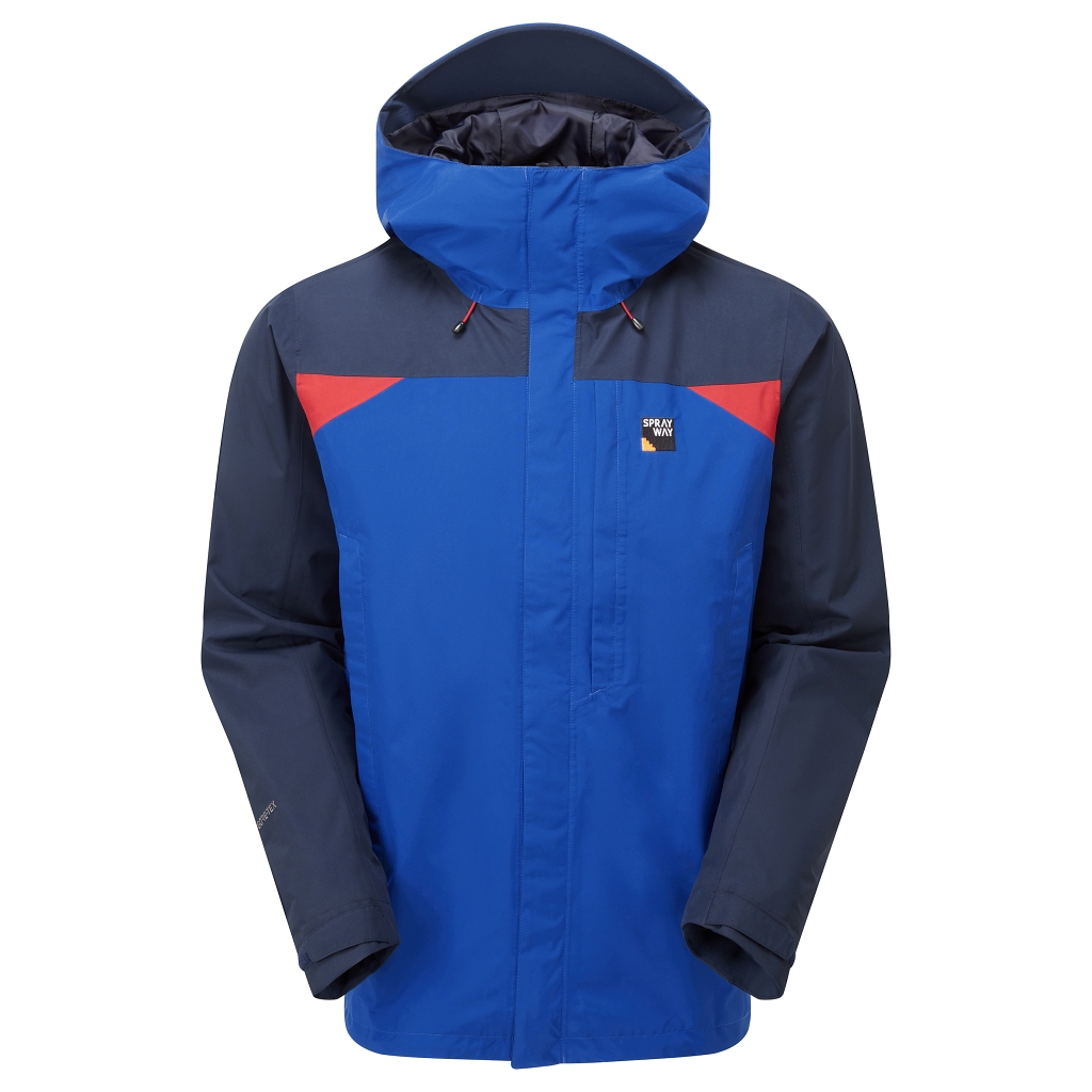Sprayway Reaction Long GTX Jacket Mens - Cobalt / Blazer / Carnival 