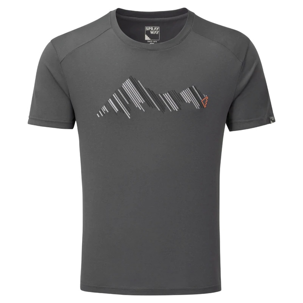 Sprayway Slice Tee Mens - Asphalt
