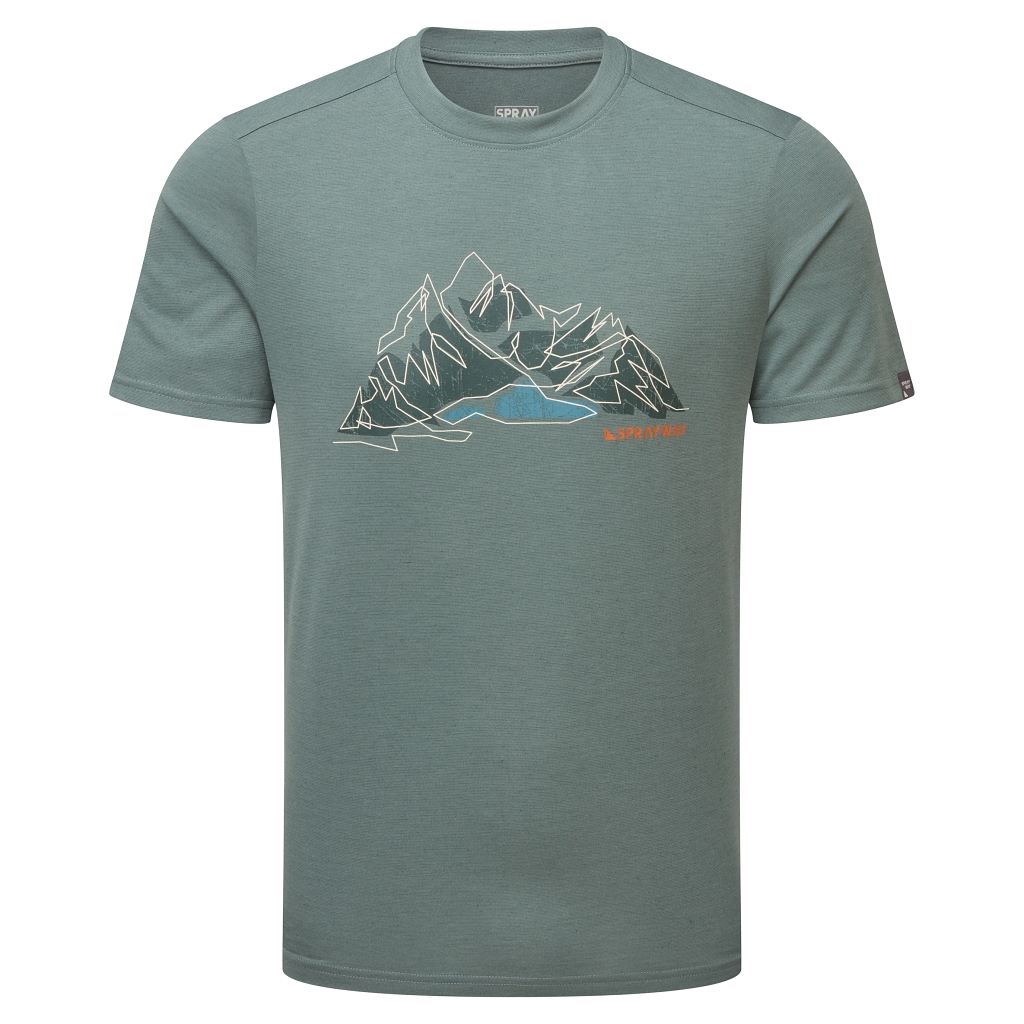 Sprayway Tarn Tee Mens - Balsam Green