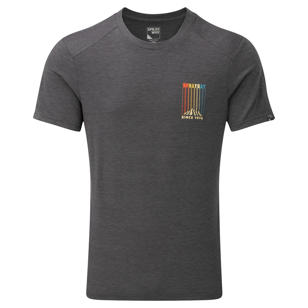 Sprayway Vintage Tee Mens - Asphalt