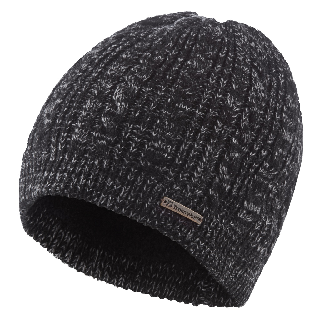 Trekmates Noah DRY Knit Waterproof Beanie Hat - Black