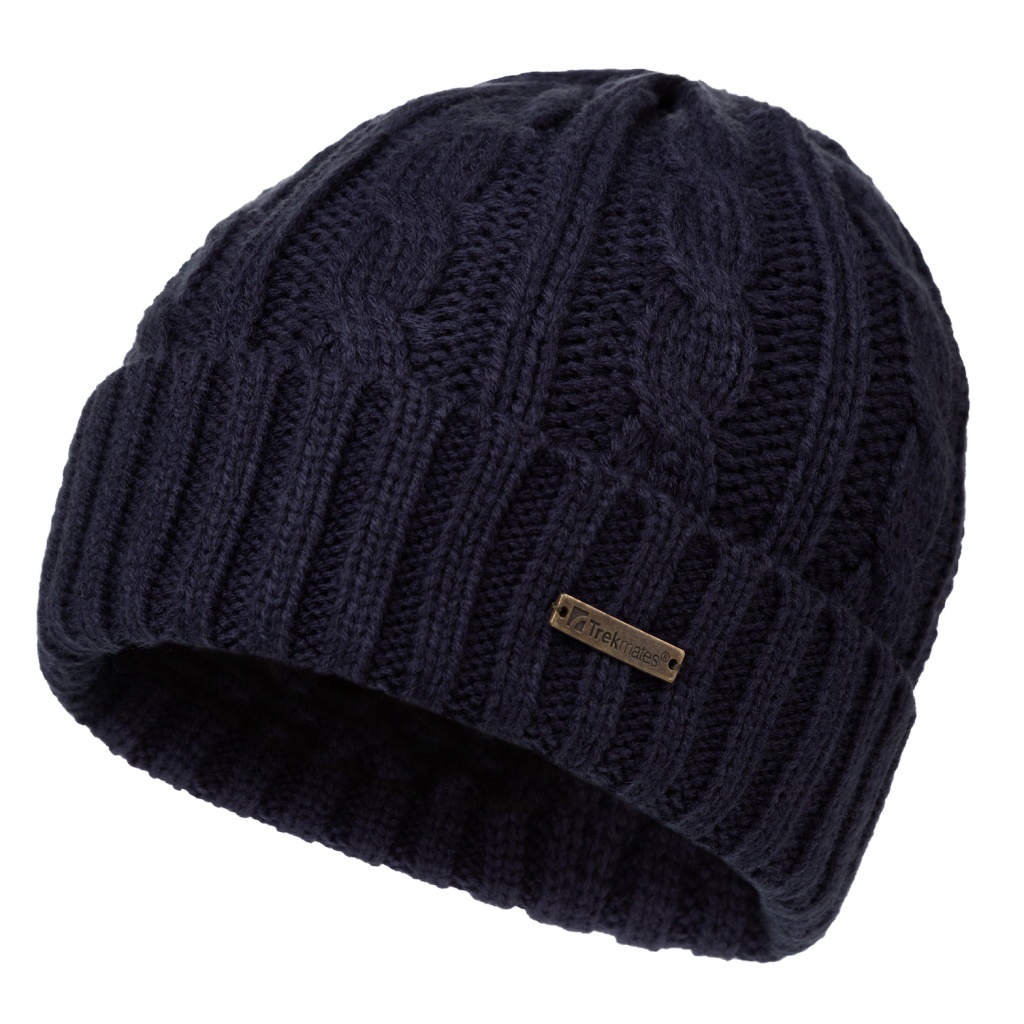 Trekmates Stormy DRY Knit Waterproof Beanie Hat - Navy