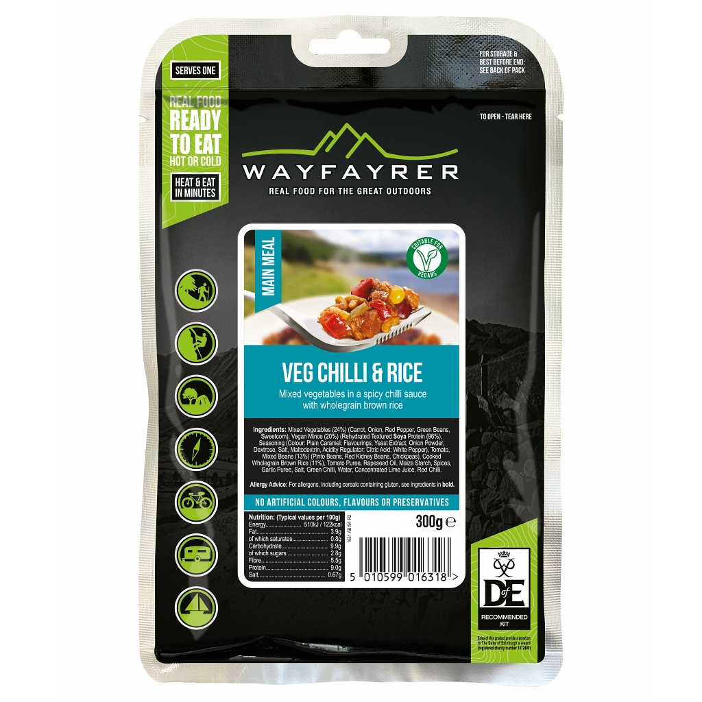 Wayfayrer Vegetable Chilli & Rice