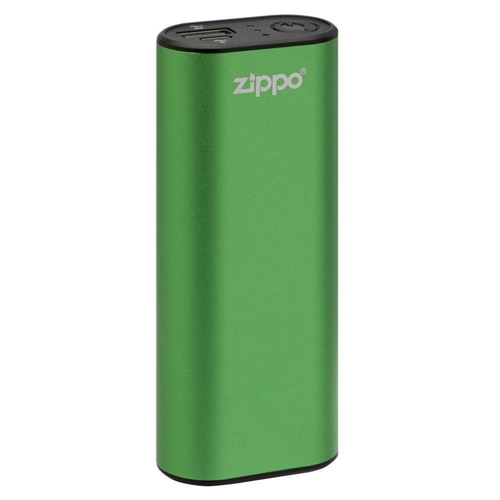 Zippo Heatbank 6-Hour USB Rechargeable Hand Warmer & Power Bank - Green