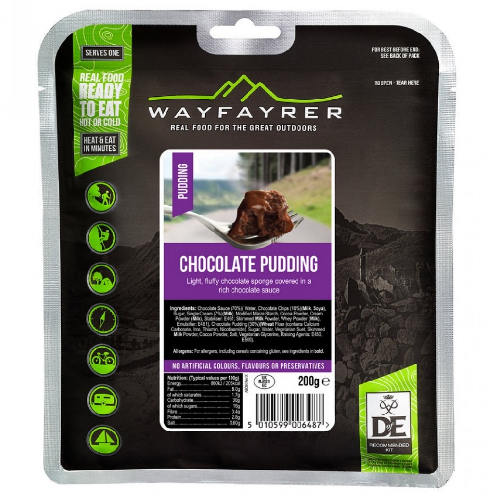 Wayfayrer Chocolate Pudding with Chocolate Sauce