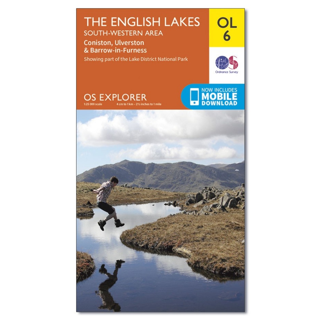 OS Explorer OL6 The Lake District - South Western area