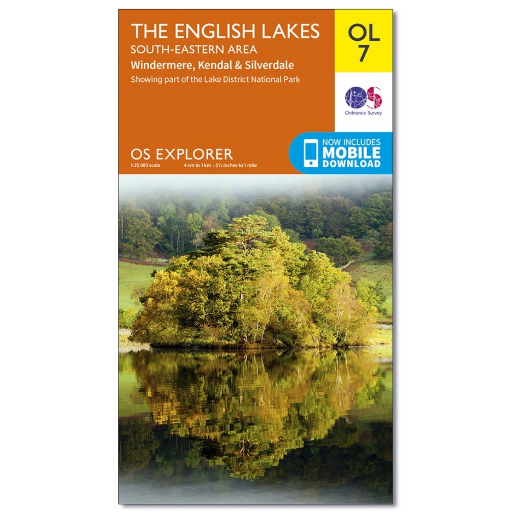 OS Explorer OL7 The Lake District - South Eastern area