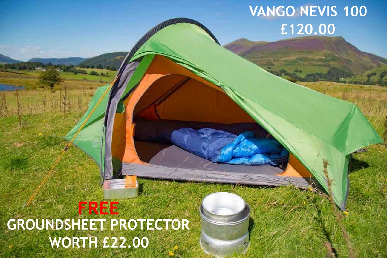 VANGO NEVIS 100.....FREE GROUNDSHEET PROTECTOR